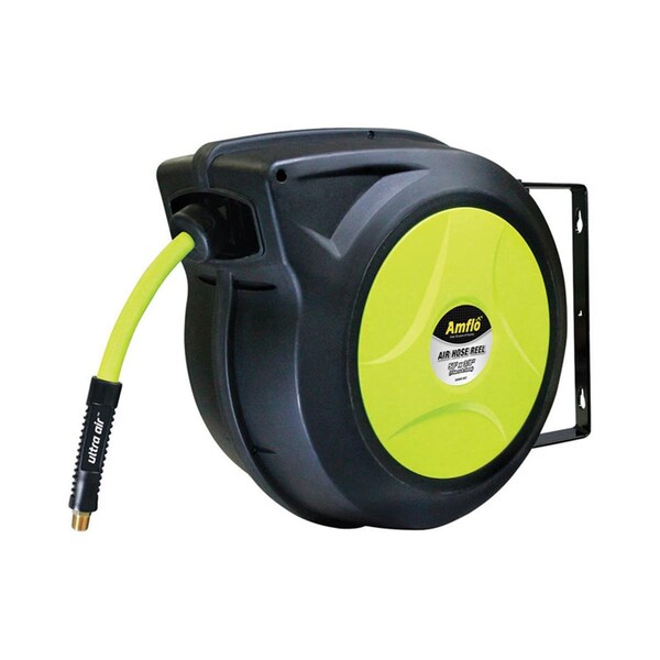 Plews-Edelmann 0.37 x 50 ft. 300 PSI Amflo Ultra Air Hybrid Air Hose Reel, Assorted PL5142 - main